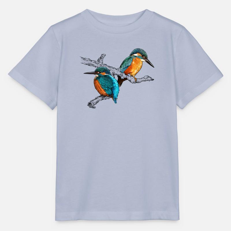 zwei Eisvögel - Stanley/Stella Kinder T-Shirt MINI CREATOR  - Lavendel-Violett