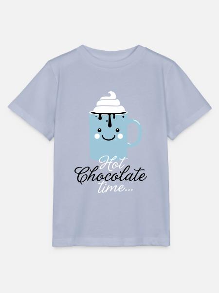 i love heiße schokolade sprüche für weihnachten - Stanley/Stella Kinder T-Shirt MINI CREATOR - Lavendel-Violett
