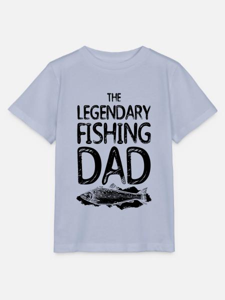 Fishing dad - Stanley/Stella Kinder T-Shirt MINI CREATOR - Lavendel-Violett