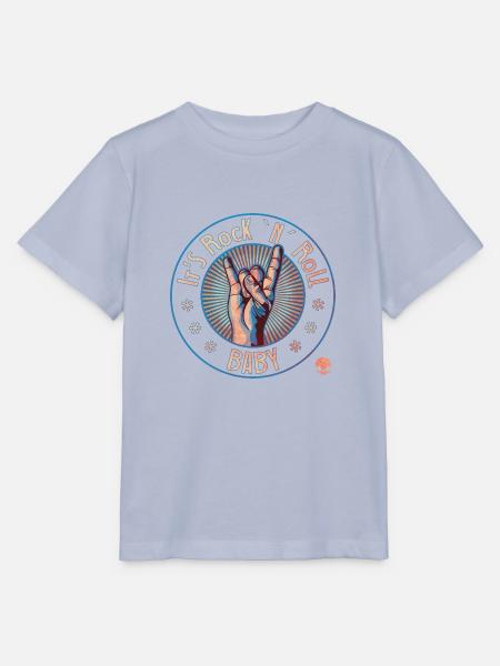 It is Rock and Roll Baby ! - Stanley/Stella Kinder T-Shirt MINI CREATOR - Lavendel-Violett