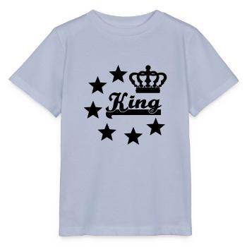 King Queen King Queen Crown Matching Look - Stanley/Stella MINI CREATOR Kids’ T-Shirt - lavender-violet - Front - Braiden (125cm)