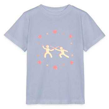 Love Fencing - Ideal für einen Fechtfan - Stanley/Stella Kinder T-Shirt MINI CREATOR  - Lavendel-Violett - Vorne - Braiden (125cm)