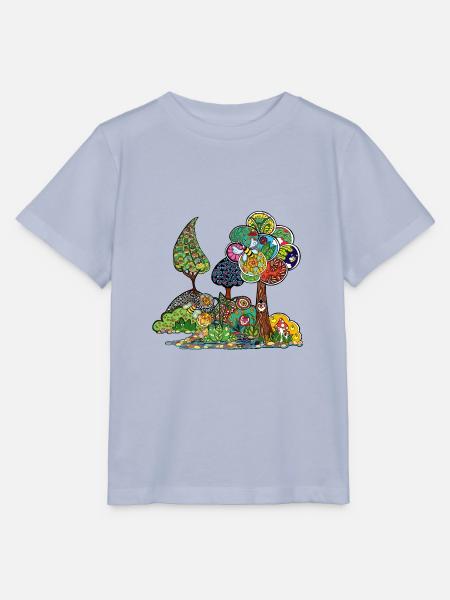 Der Garten von Elise - Stanley/Stella Kinder T-Shirt MINI CREATOR  - Lavendel-Violett