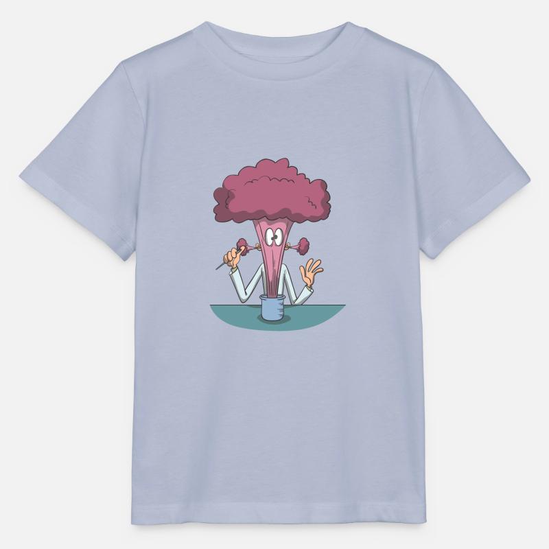 Chimiste explosion chimiste - T-shirt bio MINI CREATOR Stanley/Stella Enfant - lavande-violet
