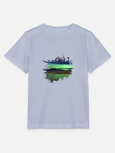 Nordpool Polarlicht Farbfleck - Stanley/Stella Kinder T-Shirt MINI CREATOR  - Lavendel-Violett