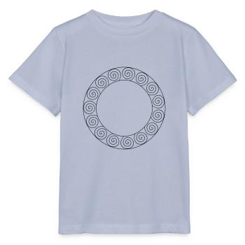 Frame Maya Celtic own design - Stanley/Stella MINI CREATOR Kids’ T-Shirt - lavender-violet - Front - Braiden (125cm)