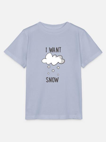 Ich will Schnee - Stanley/Stella Kinder T-Shirt MINI CREATOR - Lavendel-Violett