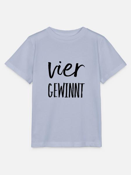 vier ist super - Stanley/Stella Kinder T-Shirt MINI CREATOR  - Lavendel-Violett