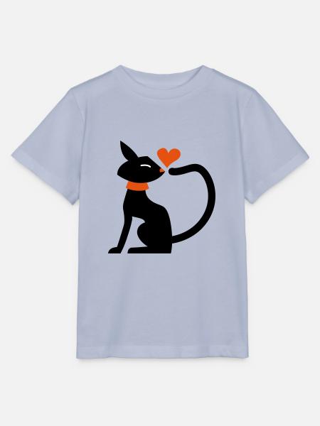 Katzenliebe - Stanley/Stella Kinder T-Shirt MINI CREATOR - Lavendel-Violett