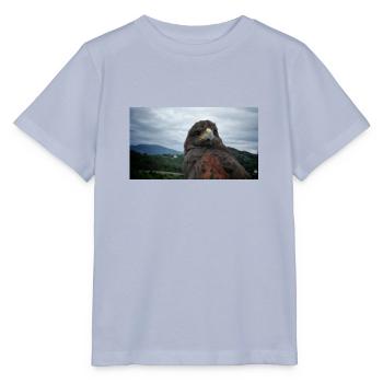 Steinadler auf bergiger Landschaft - Stanley/Stella Kinder T-Shirt MINI CREATOR  - Lavendel-Violett - Vorne - Braiden (125cm)