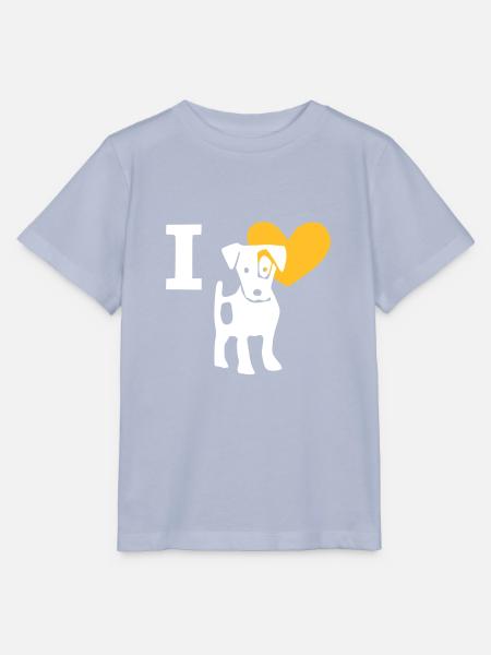 I love Jack Russel Ich liebe Jack Russel - Stanley/Stella Kinder T-Shirt MINI CREATOR - Lavendel-Violett