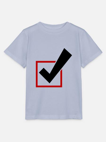 Häkchen Wahlen Ankreuzen Symbol - Stanley/Stella Kinder T-Shirt MINI CREATOR - Lavendel-Violett