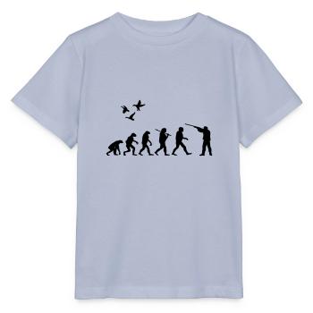 Evolution chasseur - T-shirt bio MINI CREATOR Stanley/Stella Enfant - lavande-violet - Devant - Braiden (125cm)