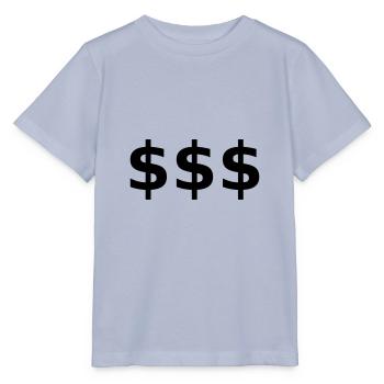 Dollar Dollars Cash Money Vector Design - Stanley/Stella MINI CREATOR Kids’ T-Shirt - lavender-violet - Front - Braiden (125cm)