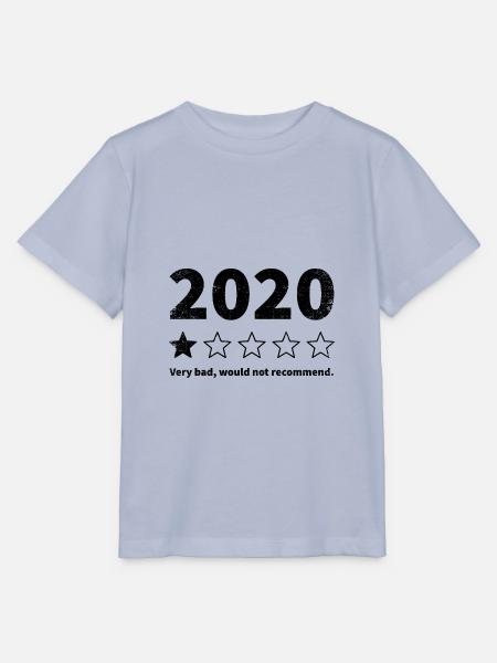 Lustige 2020 Bewertung Corona Pandemie Geschenk - Stanley/Stella Kinder T-Shirt MINI CREATOR - Lavendel-Violett
