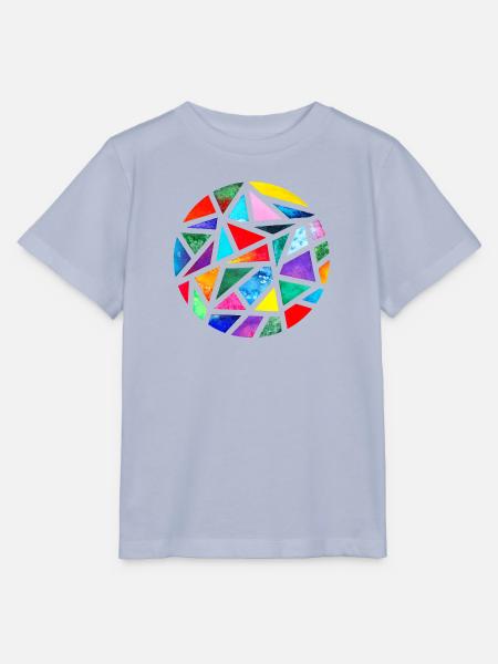 Kaleidoskop - Stanley/Stella Kinder T-Shirt MINI CREATOR - Lavendel-Violett