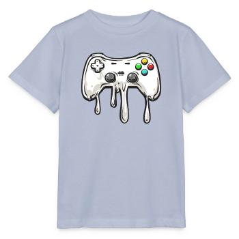 Schmelzendes Gamepad, Videospiel-Controller - Stanley/Stella Kinder T-Shirt MINI CREATOR  - Lavendel-Violett - Vorne - Braiden (125cm)