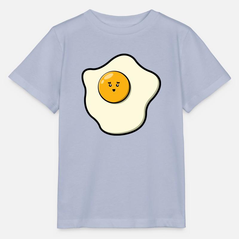 Oeuf au plat mignon - T-shirt bio MINI CREATOR Stanley/Stella Enfant - lavande-violet