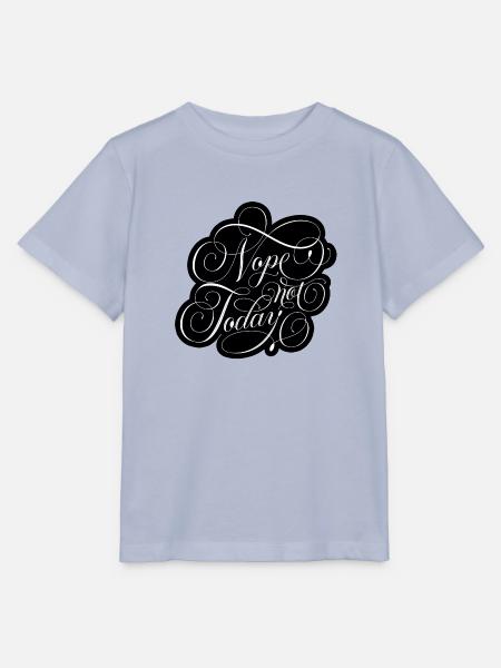 Nope not today - Stanley/Stella Kinder T-Shirt MINI CREATOR  - Lavendel-Violett