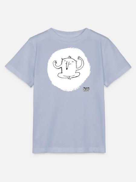 Ommmm black - Stanley/Stella Kinder T-Shirt MINI CREATOR - Lavendel-Violett