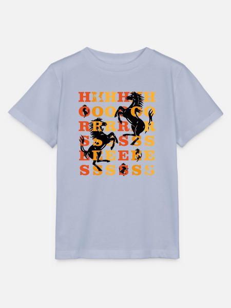 Pferde - Stanley/Stella Kinder T-Shirt MINI CREATOR - Lavendel-Violett