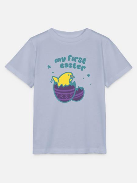 Mein erstes Ostern - Osterei & Küken - Stanley/Stella Kinder T-Shirt MINI CREATOR - Lavendel-Violett