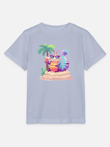 Wurm Sommer Urlaub - Stanley/Stella Kinder T-Shirt MINI CREATOR - Lavendel-Violett