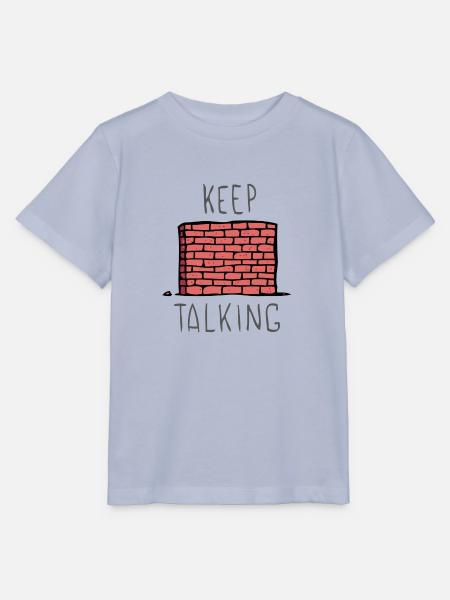 Keep Talking - Stanley/Stella Kinder T-Shirt MINI CREATOR - Lavendel-Violett