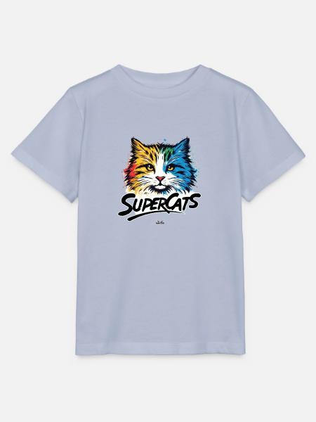 Supercats Logo 1 - Stanley/Stella Kinder T-Shirt MINI CREATOR - Lavendel-Violett