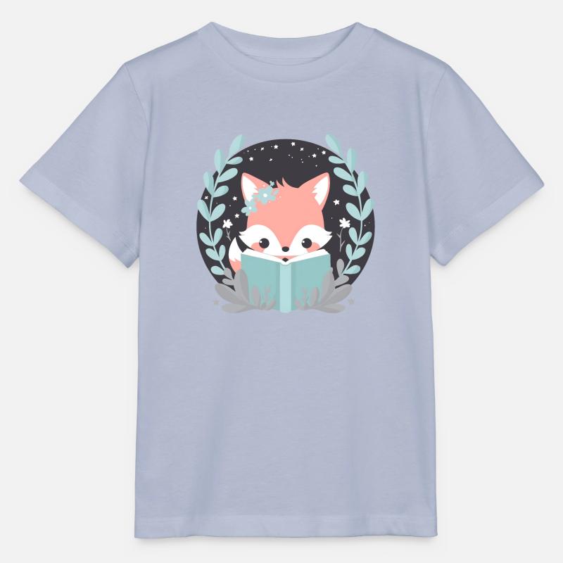 Lesefuchs - Stanley/Stella Kinder T-Shirt MINI CREATOR  - Lavendel-Violett