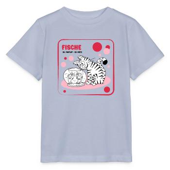 Sternzeichen Fische - Stanley/Stella Kinder T-Shirt MINI CREATOR  - Lavendel-Violett - Vorne - Braiden (125cm)