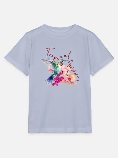 Tropical Summer - Stanley/Stella Kinder T-Shirt MINI CREATOR - Lavendel-Violett