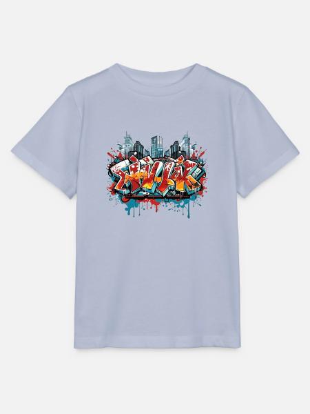 Spraydose-Symphonie einzigartige Grafitti Mode - Stanley/Stella Kinder T-Shirt MINI CREATOR - Lavendel-Violett