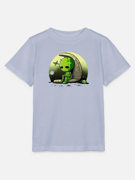 Trauriger Alien - Stanley/Stella Kinder T-Shirt MINI CREATOR  - Lavendel-Violett
