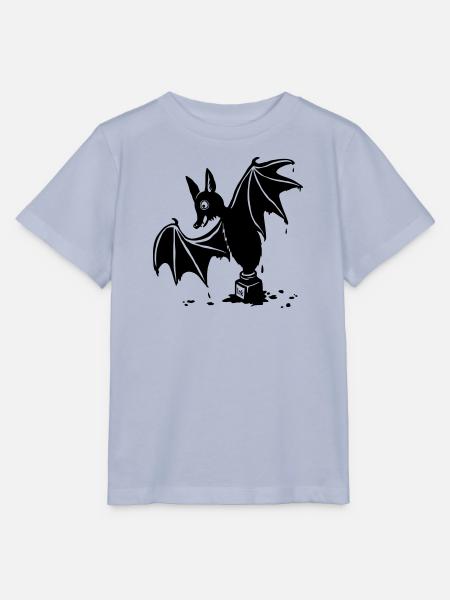 Fledermaus im Tuschenapf - Stanley/Stella Kinder T-Shirt MINI CREATOR - Lavendel-Violett