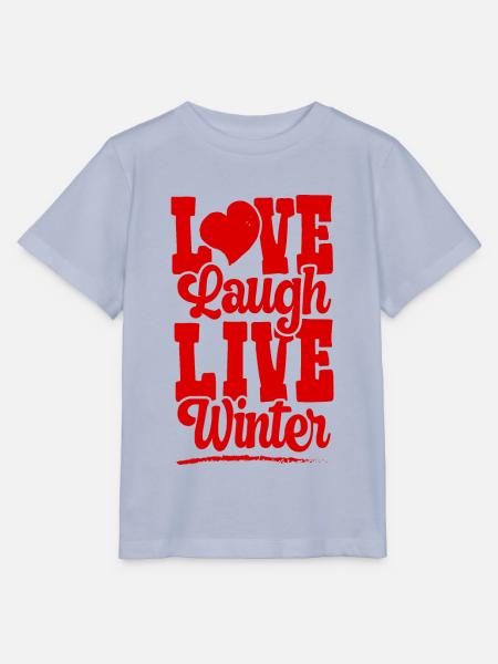 Love Live Winter - Stanley/Stella Kinder T-Shirt MINI CREATOR  - Lavendel-Violett