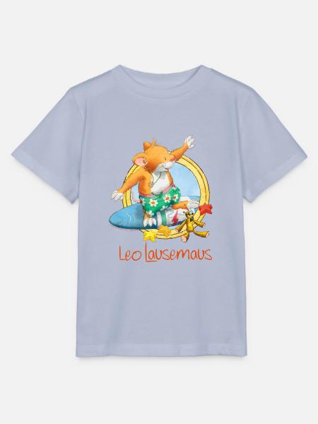 Leo Lausemaus Sommer Surfer Urlaub - Stanley/Stella Kinder T-Shirt MINI CREATOR - Lavendel-Violett