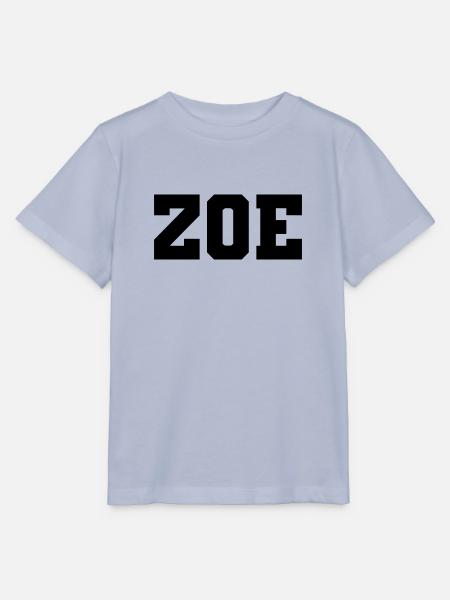 Name - Zoe - Stanley/Stella Kinder T-Shirt MINI CREATOR - Lavendel-Violett