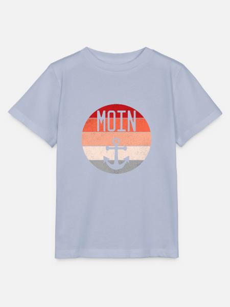 Moin Hamburg Anker Retro Vintage Shirt - Stanley/Stella Kinder T-Shirt MINI CREATOR - Lavendel-Violett