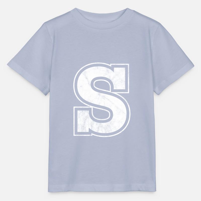 Buchstabe S - Stanley/Stella Kinder T-Shirt MINI CREATOR  - Lavendel-Violett