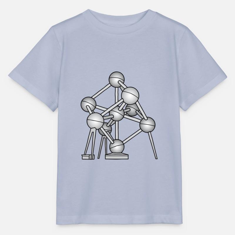 Atomium Brüssel - Stanley/Stella Kinder T-Shirt MINI CREATOR  - Lavendel-Violett