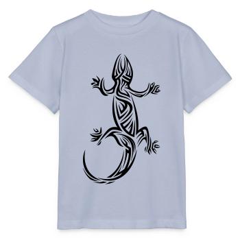 Tatouage tribal Gecko - T-shirt bio MINI CREATOR Stanley/Stella Enfant - lavande-violet - Devant - Braiden (125cm)