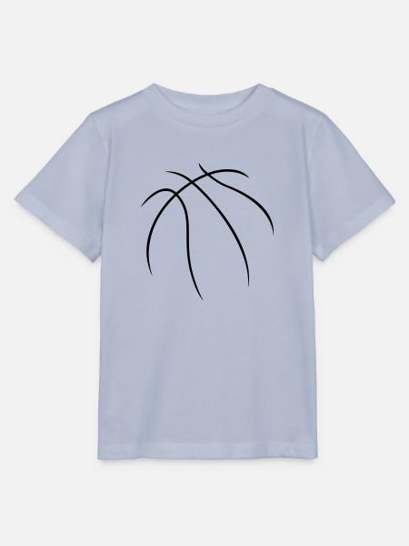 Basketball Outline - Stanley/Stella Kinder T-Shirt MINI CREATOR  - Lavendel-Violett
