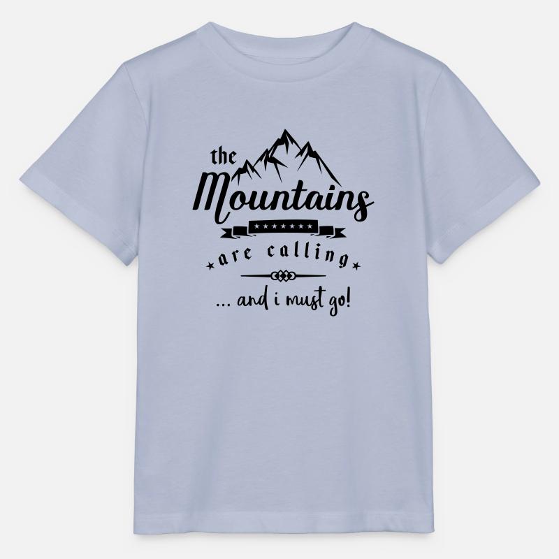 mountains are calling - Stanley/Stella Kinder T-Shirt MINI CREATOR  - Lavendel-Violett