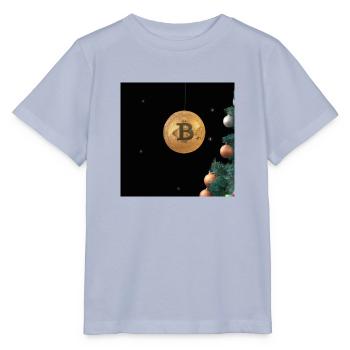 Bitcoin hängt an Weihnachtsbaum - Stanley/Stella Kinder T-Shirt MINI CREATOR  - Lavendel-Violett - Vorne - Braiden (125cm)