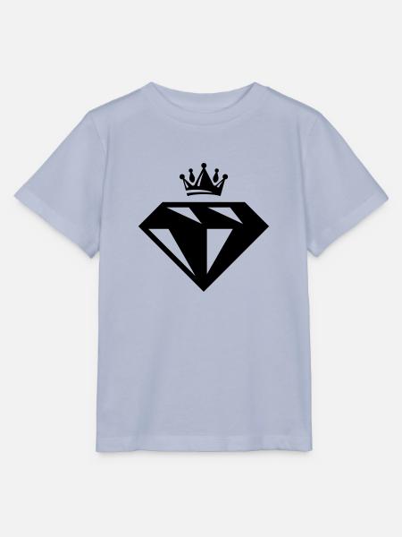 diamond crown - Stanley/Stella Kinder T-Shirt MINI CREATOR  - Lavendel-Violett