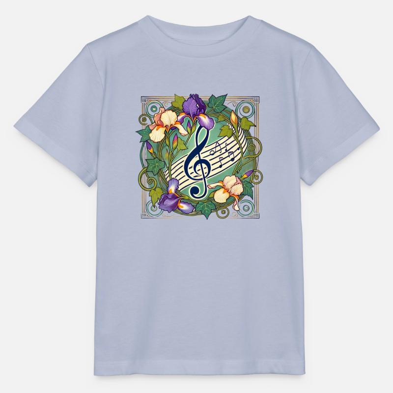 Clé de sol - T-shirt bio MINI CREATOR Stanley/Stella Enfant - lavande-violet
