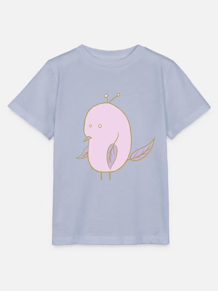 Blätter Vogel - Stanley/Stella Kinder T-Shirt MINI CREATOR - Lavendel-Violett