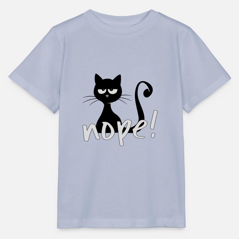 grumpy nope cat Nein Nö Katze Geschenk - Stanley/Stella Kinder T-Shirt MINI CREATOR  - Lavendel-Violett