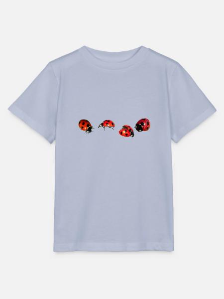 4 Marienkäfer Persektiven - Stanley/Stella Kinder T-Shirt MINI CREATOR - Lavendel-Violett